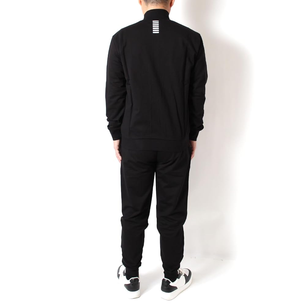 EMPORIO ARMANI EA7 セットアップ ジャージ ブラック M相当 EA7 エンポリオアルマーニ EMPORIO ARMANI セットアップ メンズ